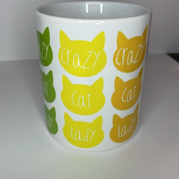 Society 6 “Crazy Cat Lady” Colorful Mug - Picture 4 of 11